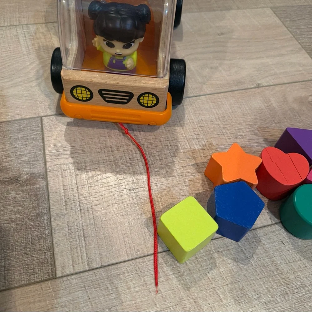 Yellow Shape-Sorting Cement Concrete Mixer Truck Toy by TOP BRIGHT